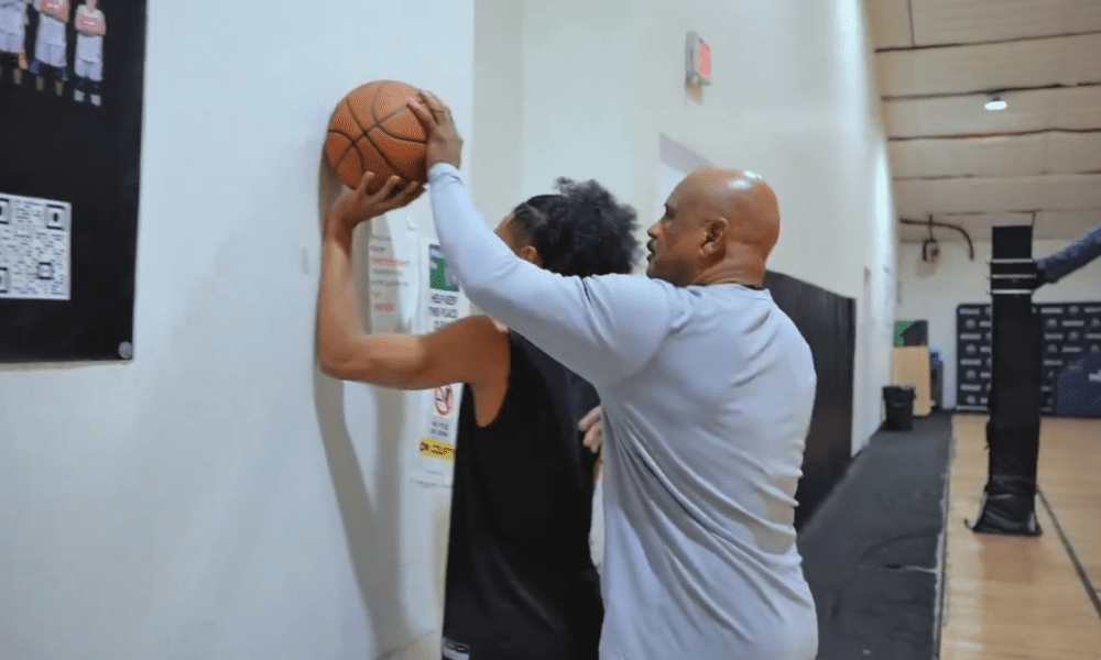 Monday, former NBA player and coach John Lucas, who is also Lowe's godfather, posted a video training Pitt basketball's Jaland Lowe.